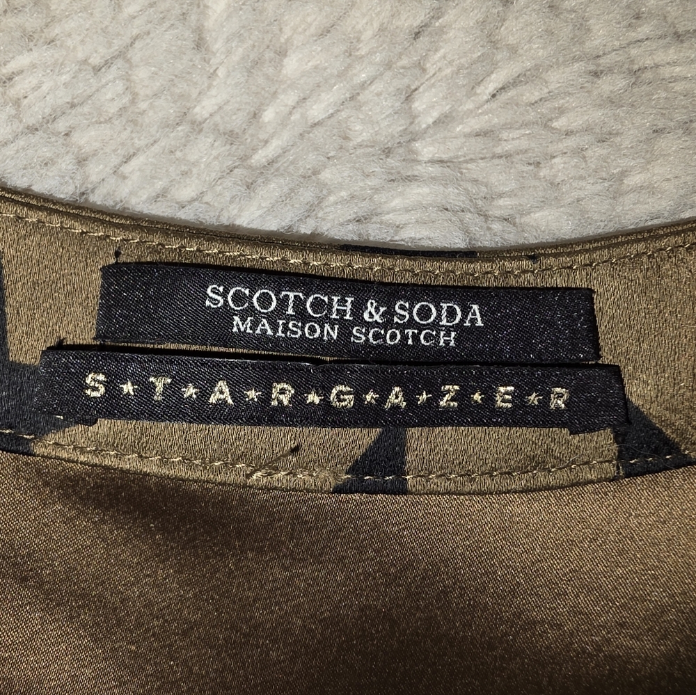 Scotch & Soda Madison Scotch Stargazer Military 1/2 Zip Pullover Women NWOT S - Picture 7 of 13
